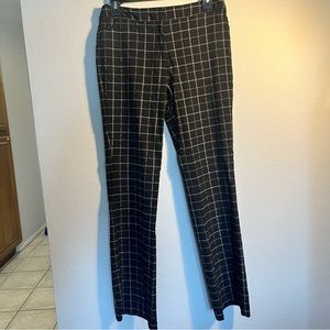 Nanette Lepore Grid Dress Slacks Mid Rise